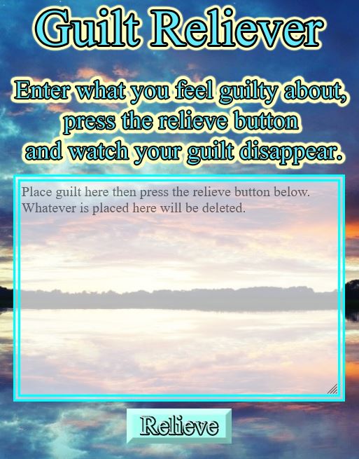 Guilt Reliever